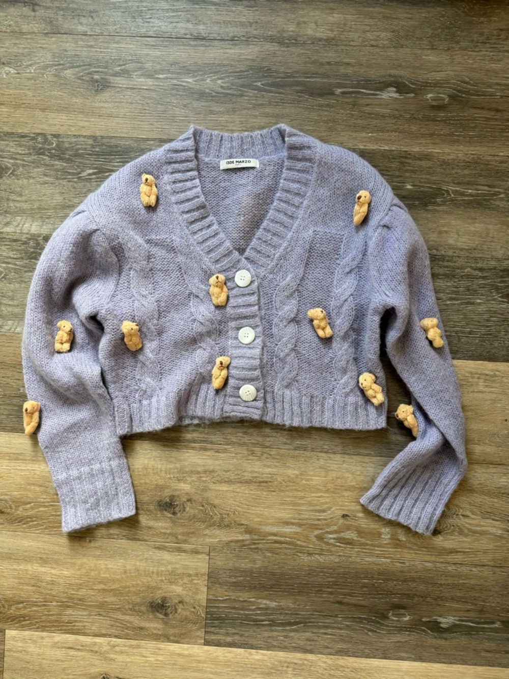 13DE MARZO Mini Bear Cover
V neck Cardigan